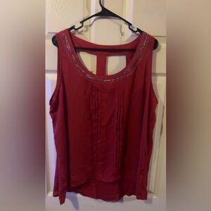 Cato 18/20 red blouse